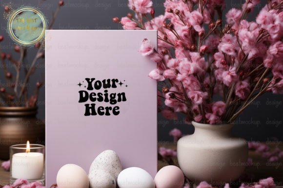 Download Easter Day Spring Card Mockup - Spring card Collection
