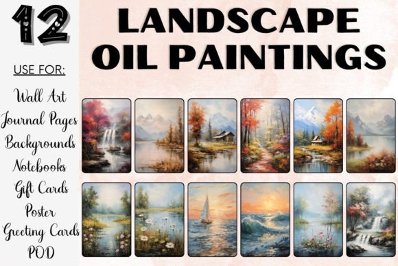 Download Landscape Oil Paintings Poster Wall Art - Painting Collection