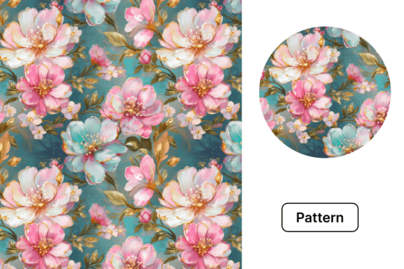 Download Romantic Luxury Floral Spring Pattern - Floral Collection