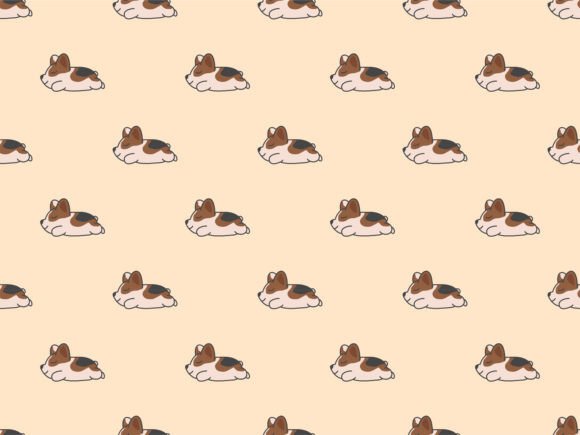 Download Dog Corgi Pet Seamless Modern Pattern - Modern pattern Collection